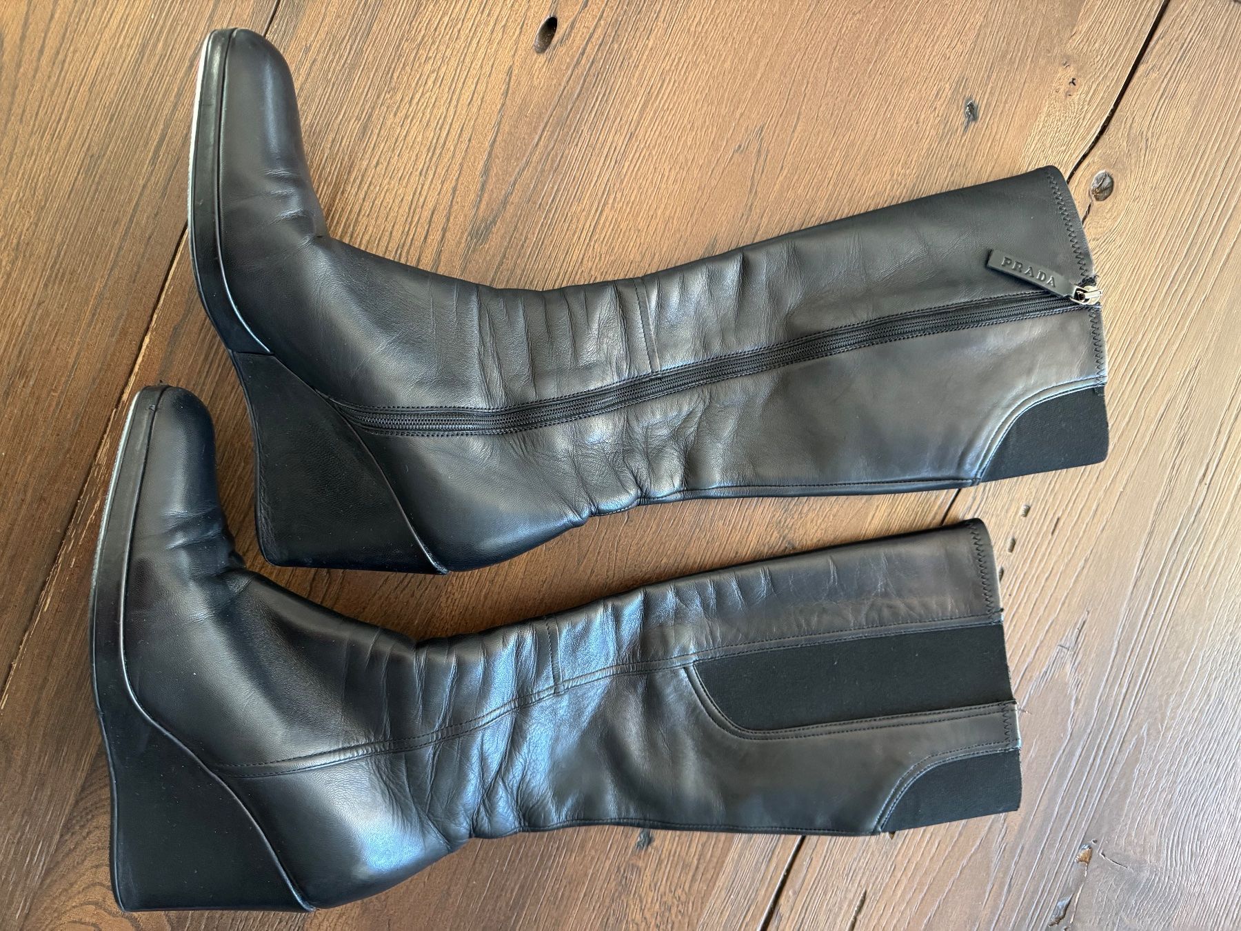Prada Scarpe da donna: Prada Stiefel Gr 36 schwarz Vintage – Usato da Bottighofen venduto da Swisssu11 2