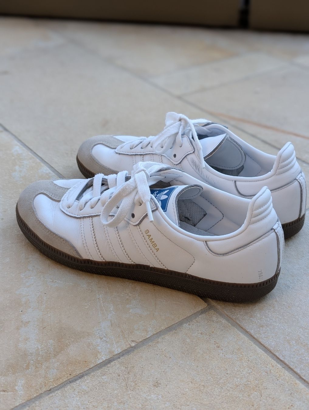 Adidas Scarpe da donna: Adidas Samba, Grösse 38 2/3, all white – Usato da Neuhausen venduto da katschii 1