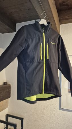 VAUDE Herren Softshell Windjacke Gr. 52/L Schwarz/Neon 