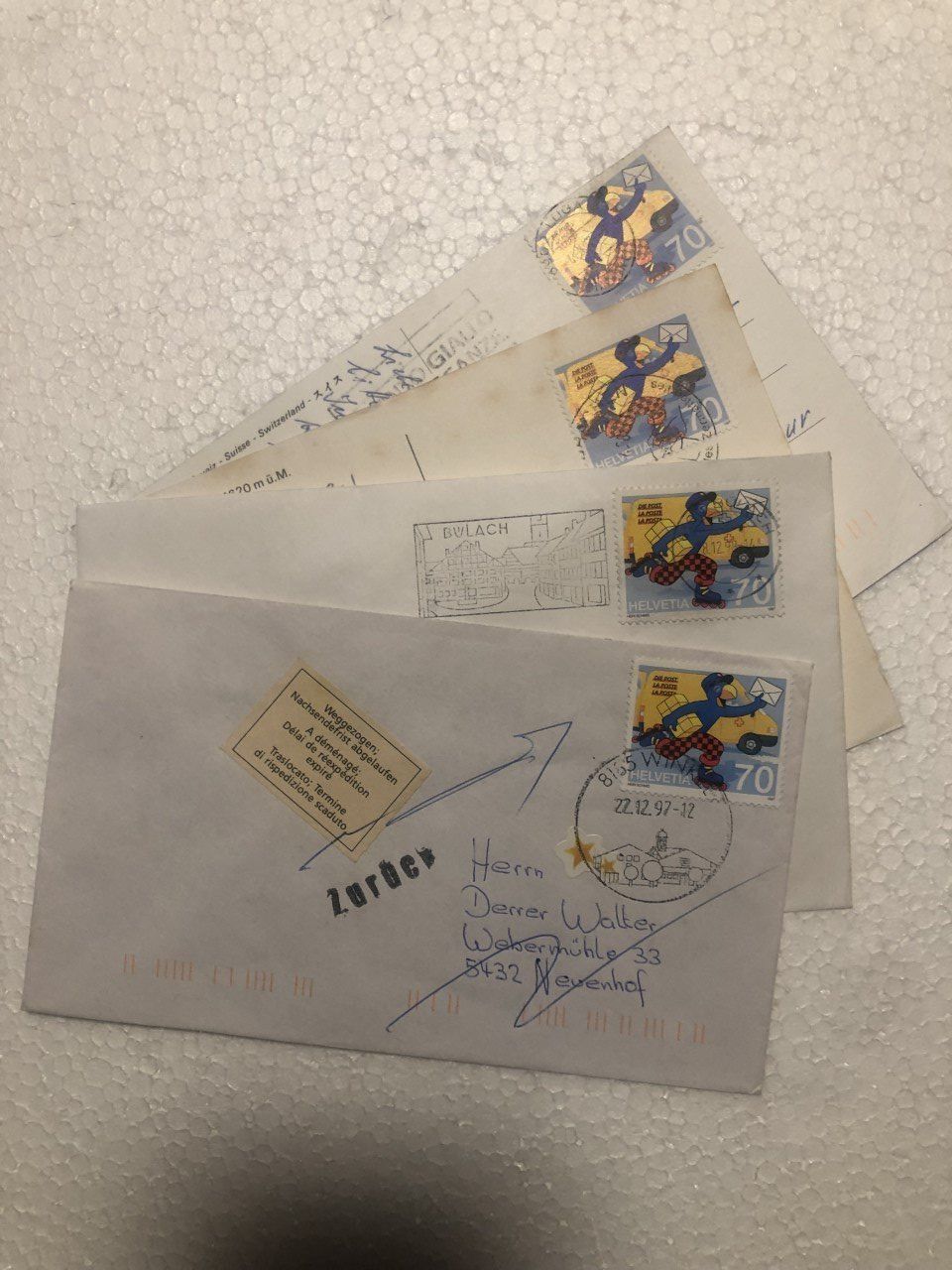 Tutti i francobolli: 4 Globibriefmarken – Usato da Winkel venduto da Kade50 1