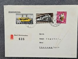 schöner Einschreiben Beleg 1948 für 3.--