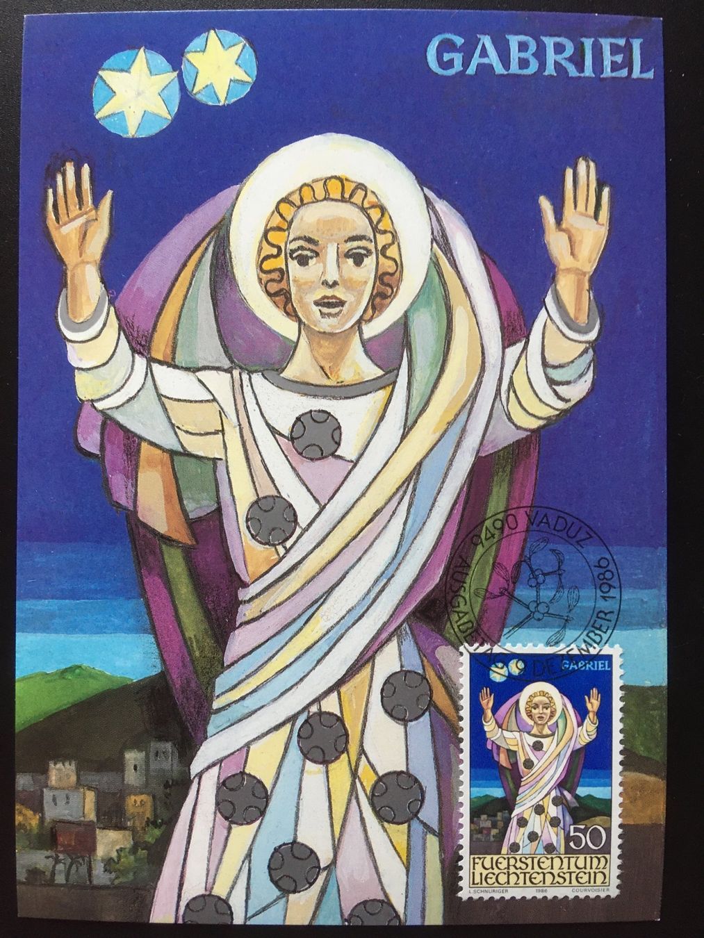 Tutti i francobolli: Liechteinstein Weihnachten 1986 Maximumkarten plus FDC – Usato da Nesslau venduto da zueri6 3