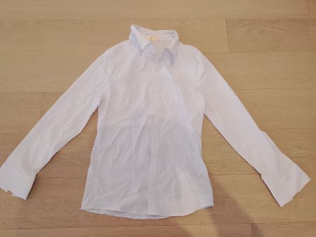 S&CHARM Hemd L Weiss Baumwolle/Polyamid/Elasthan Sommer T...