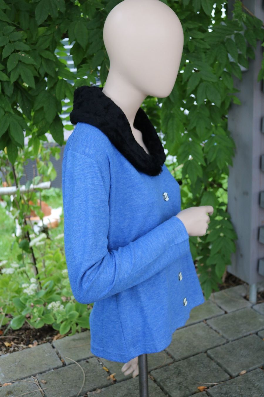 T-shirt: Langarmshirt mit Kragen Marke Basic Life – Usato da Frick venduto da Beni58 1