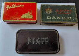 Alte Blechdosen - Pfaff, Bahlsen und Zuban