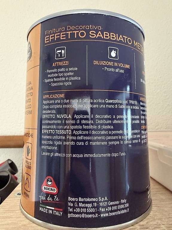 Farben: Vernice effetto sabbia rosa – Neu und originalverpackt aus Vacallo von Ste-c 3