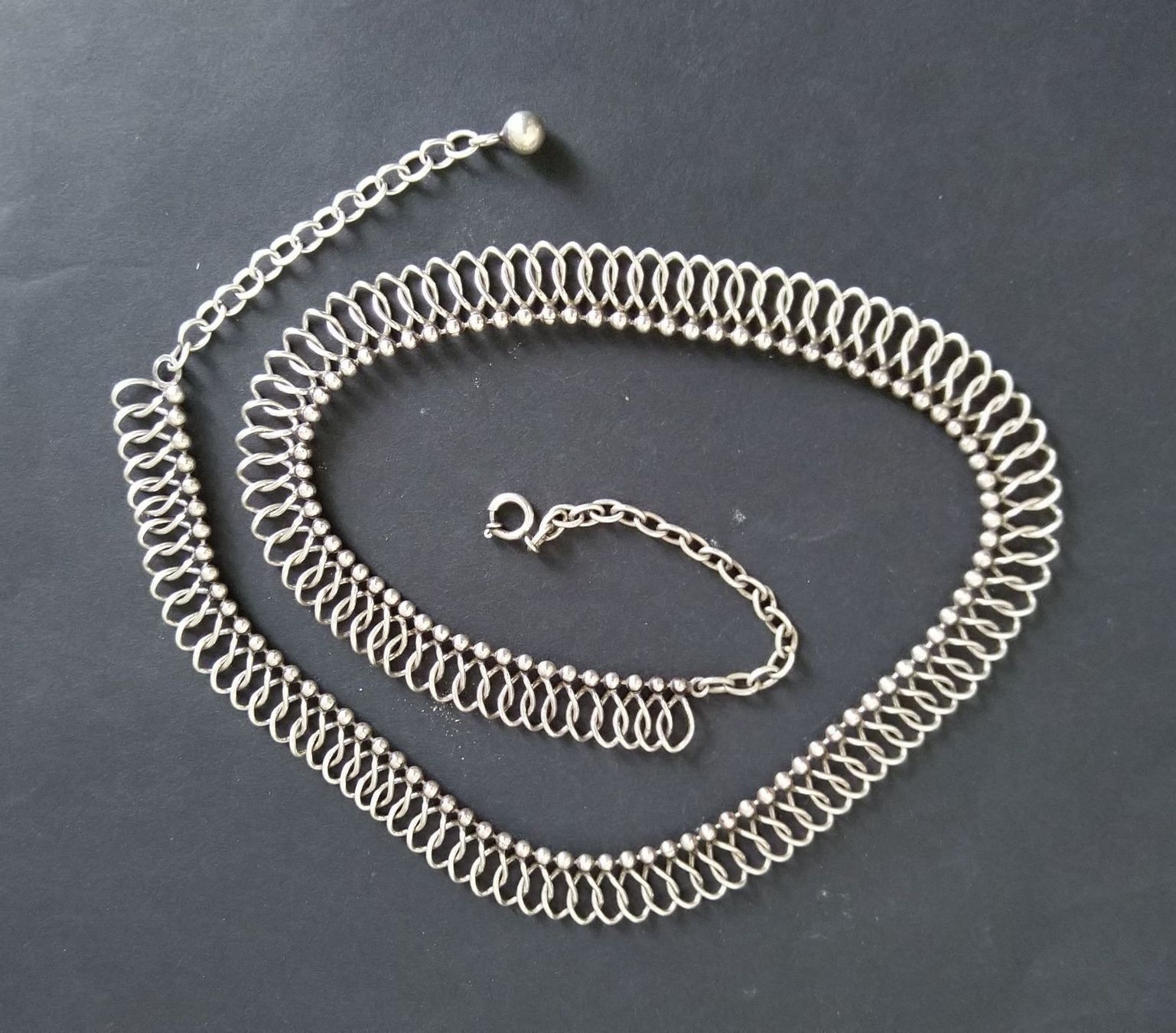 Catenine: HALS KETTE IN 800 925 SILBER HALSKETTE – Usato da Romanshorn venduto da Glitzer-Paradies