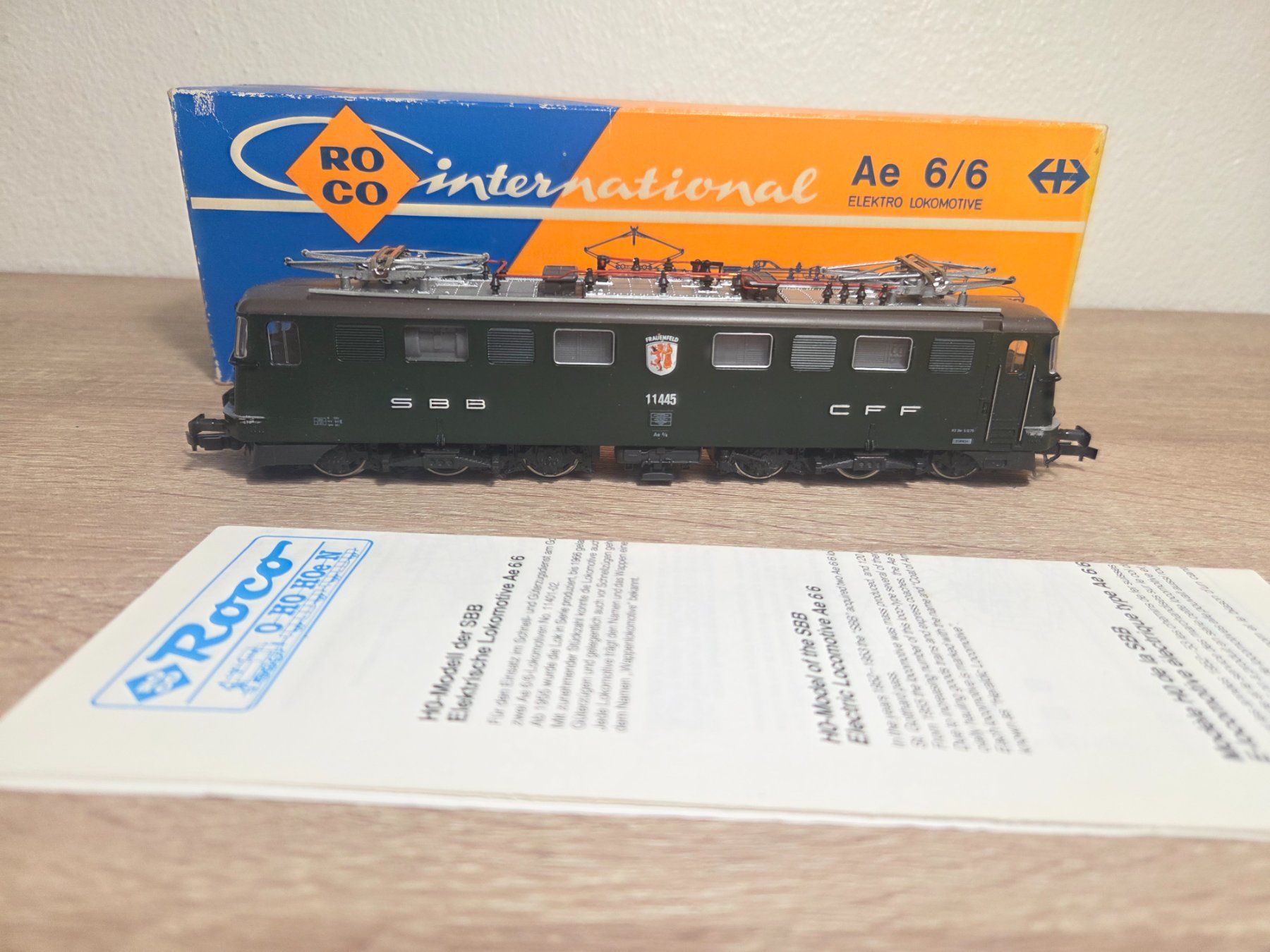 Roco Modellini di ferrovie: Roco 4195 E-Lok Ae 6/6 SBB H0 – Usato da St-Aubin-Sauges venduto da Lo_Go 6