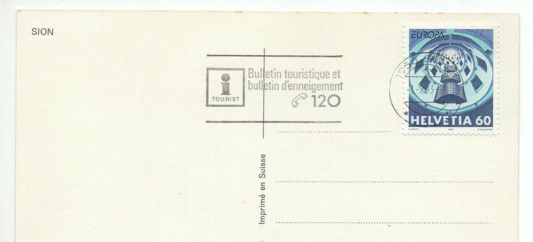 Cartes postales: SION – D'occasion à Jona par philajona 1