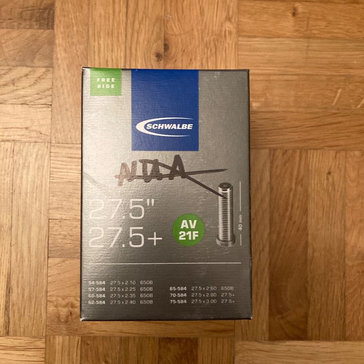 Cámara Bicicleta Schwalbe Sv19a 27.5 28 Y 29 Presta