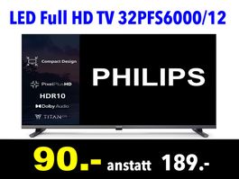 🔴  LED Full HD 32" PHILIPS TV 32PFS6000/12 /250B