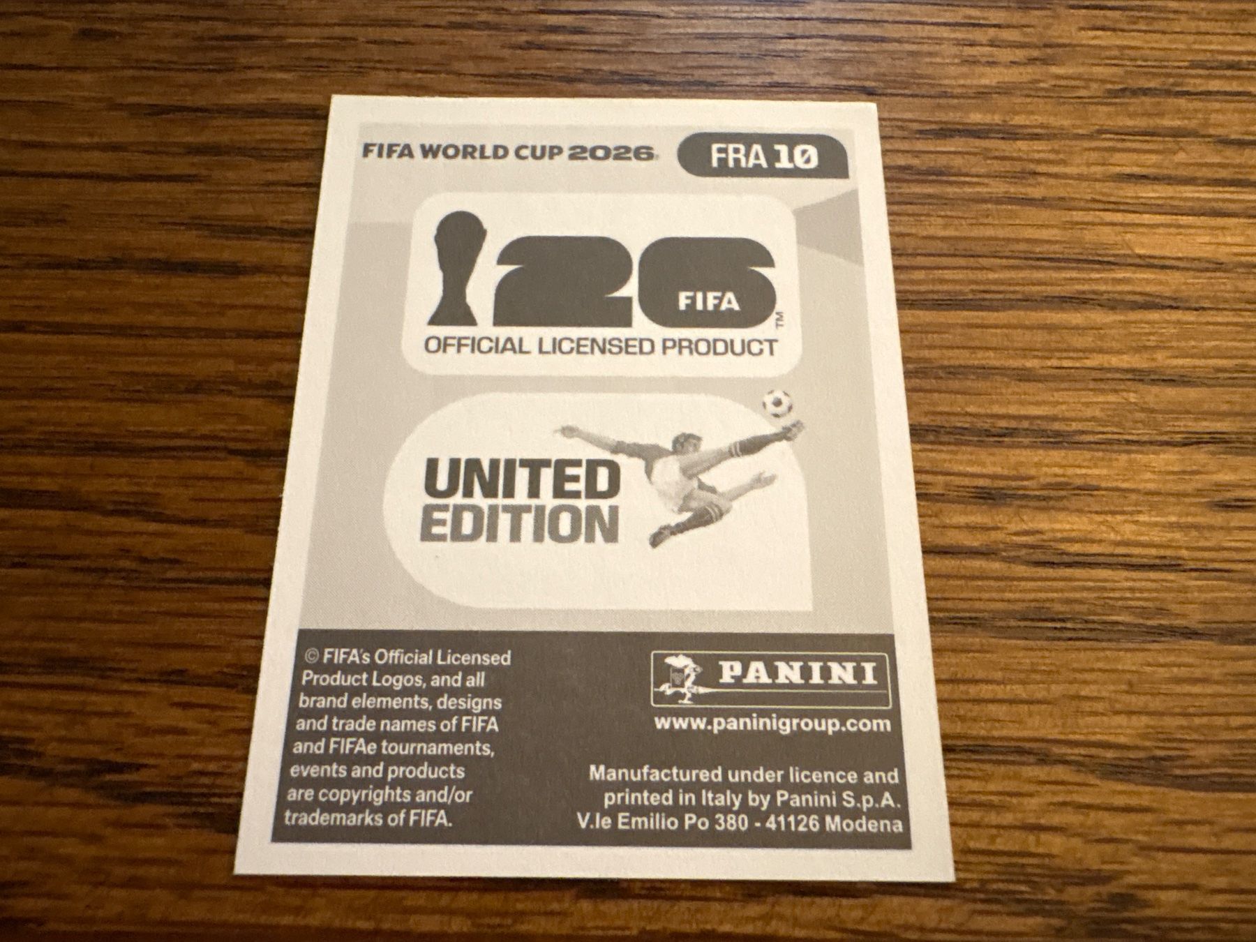 Panini Carte collezionabili: Panini 2026 FRA 10 – Nuovo (secondo la descrizione) da Elsau venduto da Cerry81 1