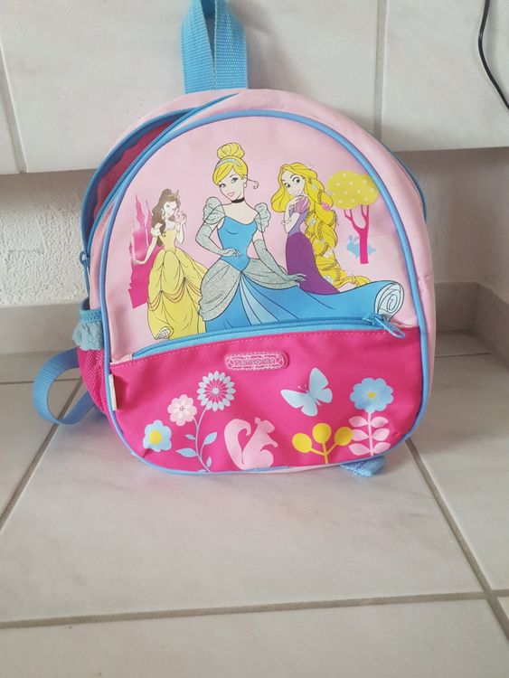 Mädchen-Rucksack Mit Prinzessinnen-Schleife – In 2 Größen (S/L), Wasserabweisend, Mit Vielen Fächern – Ideal Für Schule & Freizeit