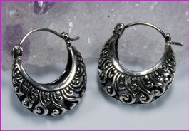 Silber-Creolen - Oriental 925 Silber