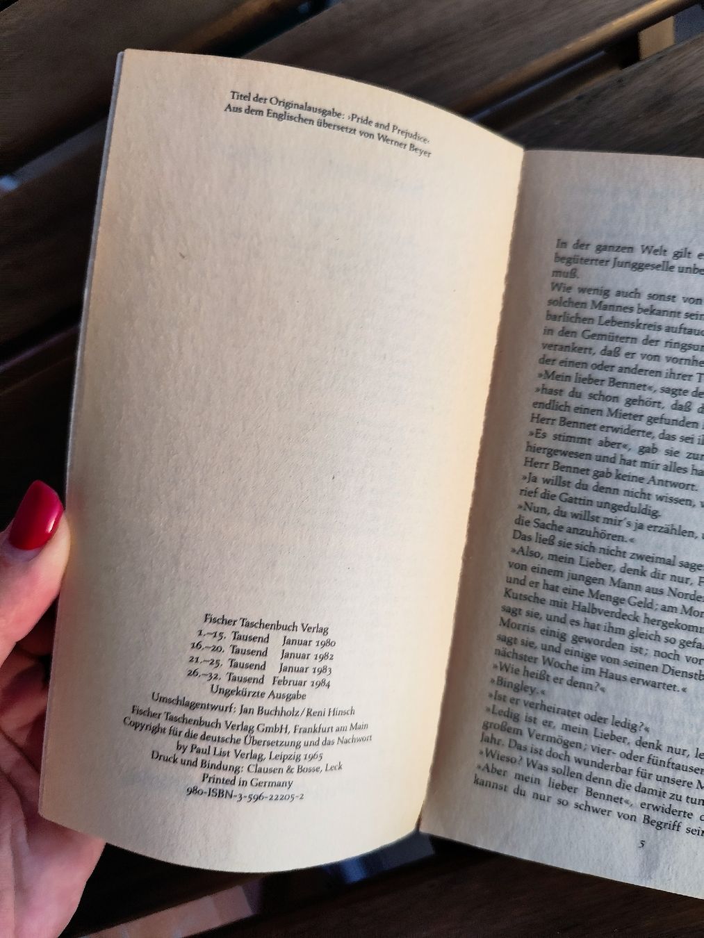 Libri: Jane Austen Stolz und Vorurteil – Usato da Mägenwil venduto da VintageGirly 6