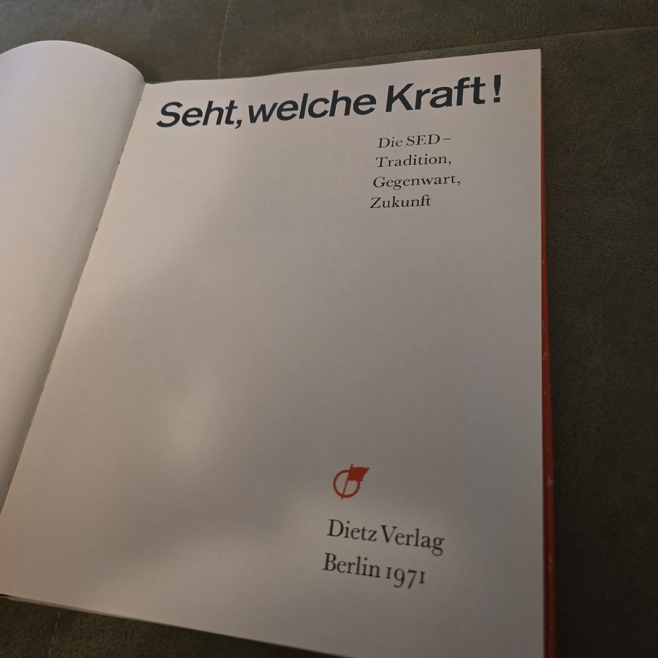 Libri: Seht, welche Kraft! SED – Usato da Boswil venduto da Mistery79090 2