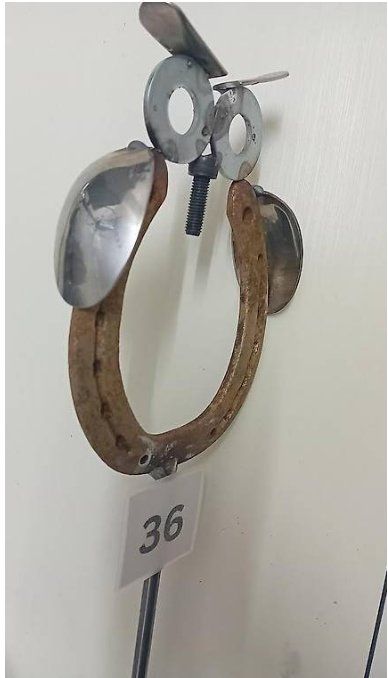 Tutte le decorazioni: Uhu / Eule Gartenstecker Rostdeko Hufeisen selbstgemacht – Nuovo e nell'imballaggio originale da Salez venduto da Robe12 1