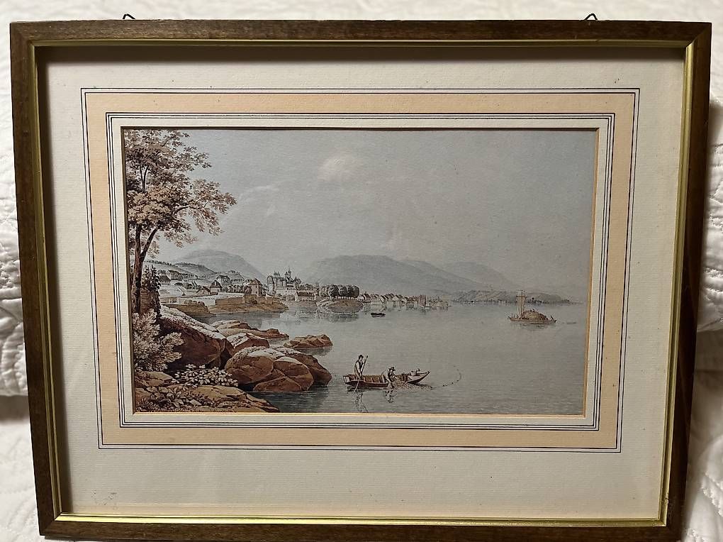 Incisioni: 2 gravures de Neuchâtel numérotées  – Usato da Enges venduto da Guarajuba01 2