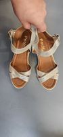 Sommerliche Perla Sandalen, silber, Grösse 39