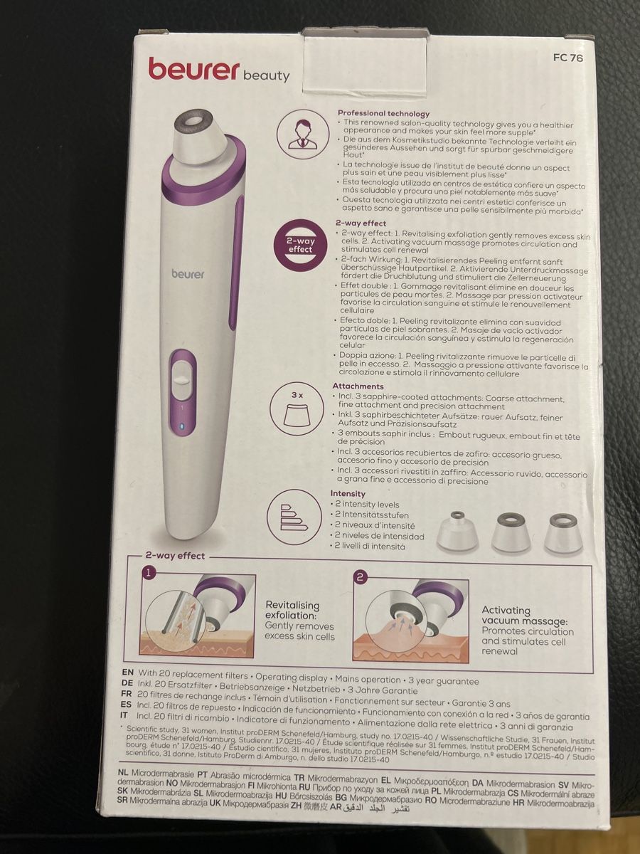 Beurer Cura del viso: Beurer FC 76 Microdermabrasion – Nuovo (secondo la descrizione) da Riehen venduto da mittwoch81 1
