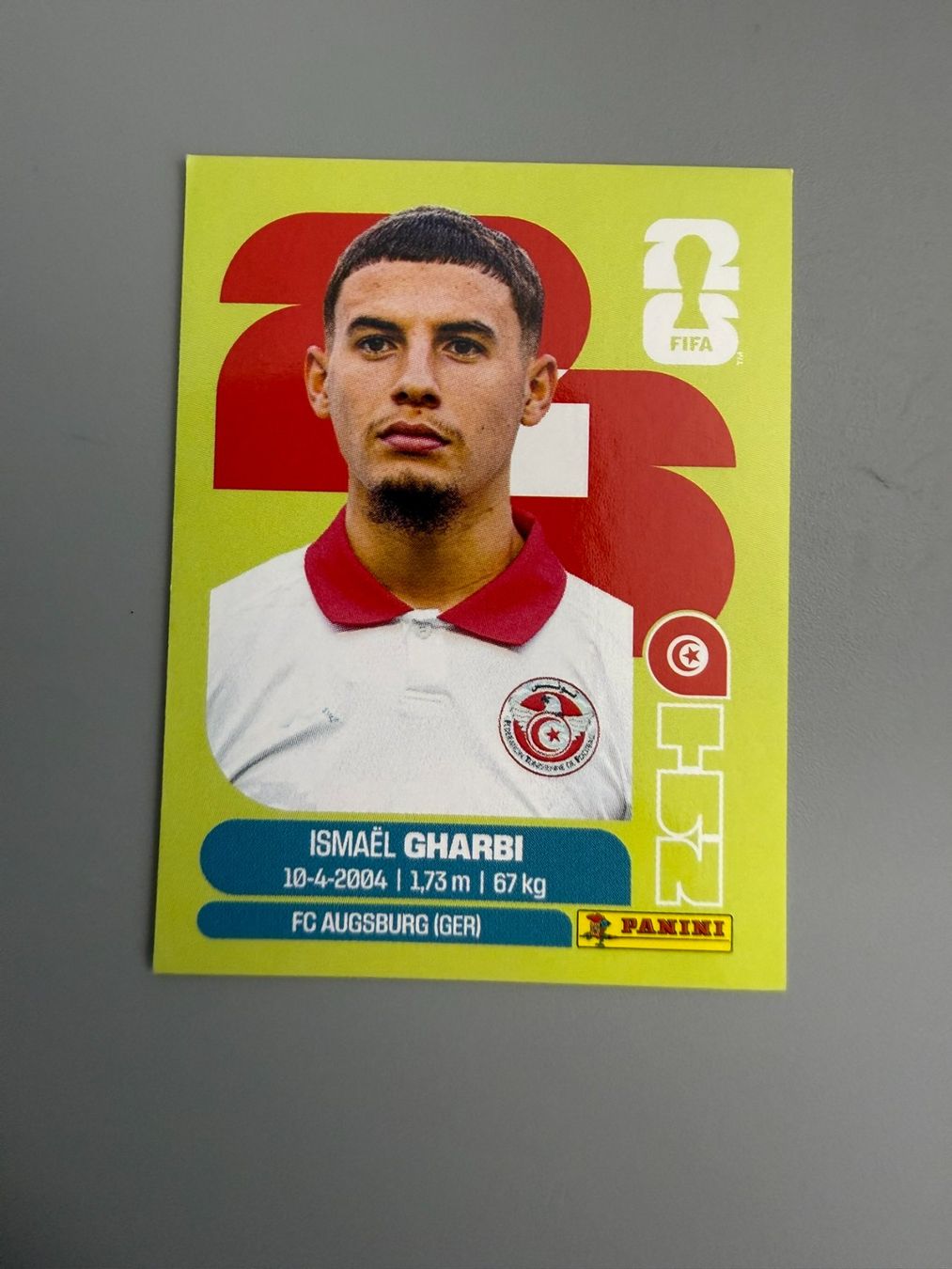 Panini Carte collezionabili: Panini Ismael Gharbi TUN18 – Usato da Liebefeld venduto da Ronaldo-1996