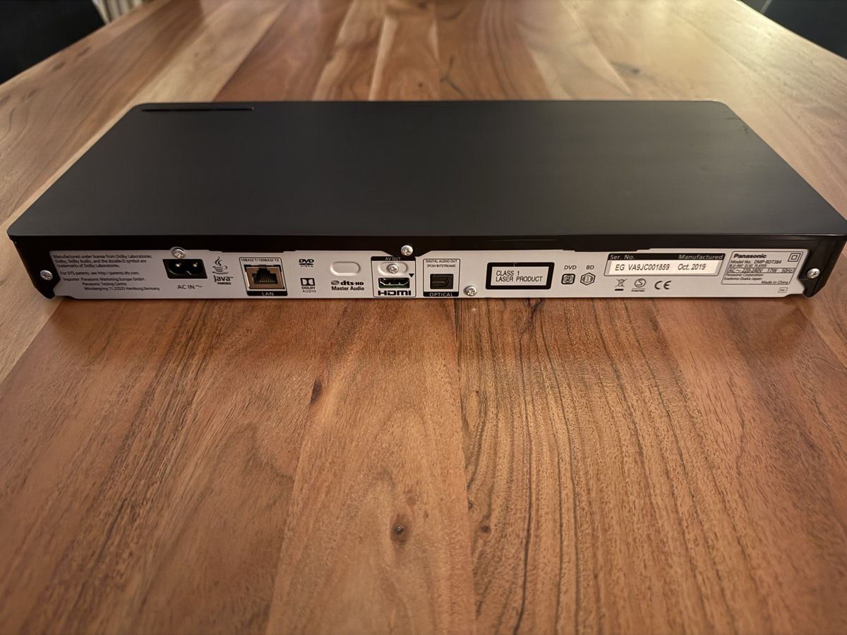 Panasonic Audio- & Mediensysteme: Blu-ray Player Panasonic DMP-BDT384 – Gebraucht aus Basel von rasmuswilli 3