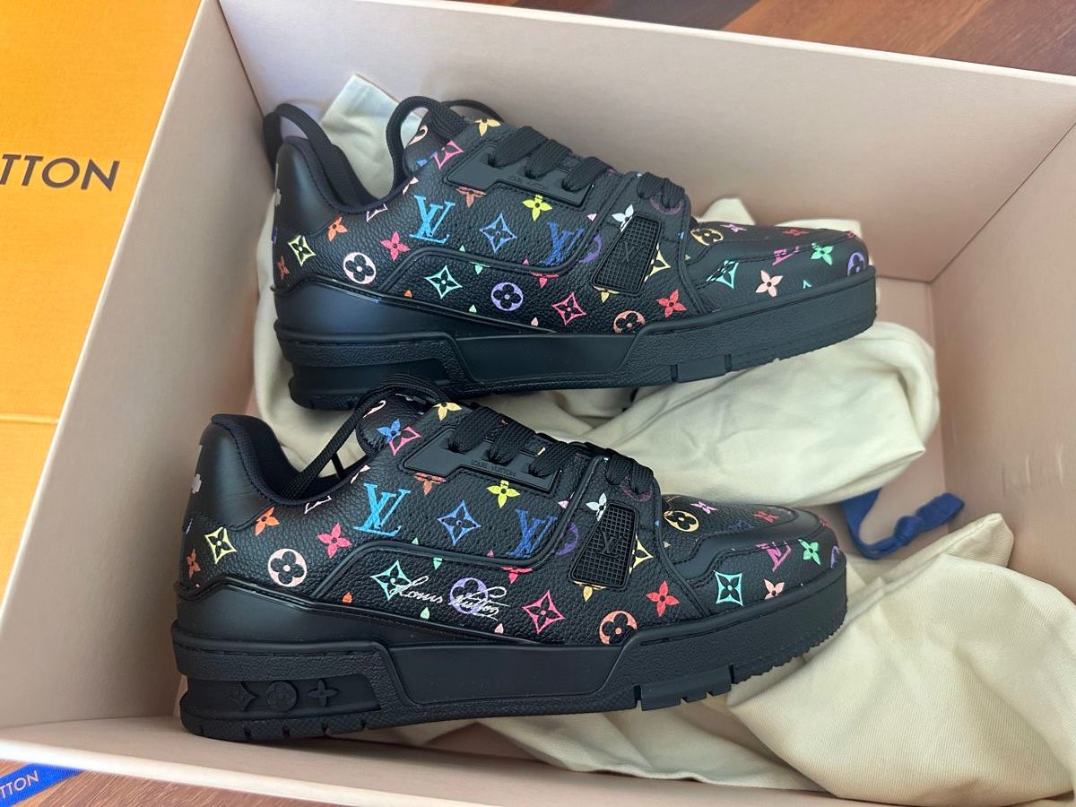 Louis Vuitton Scarpe da donna: Louis Vuitton x Murakami multicolor sneakers 37 – Nuovo e nell'imballaggio originale da Kilchberg ZH venduto da cruella 1
