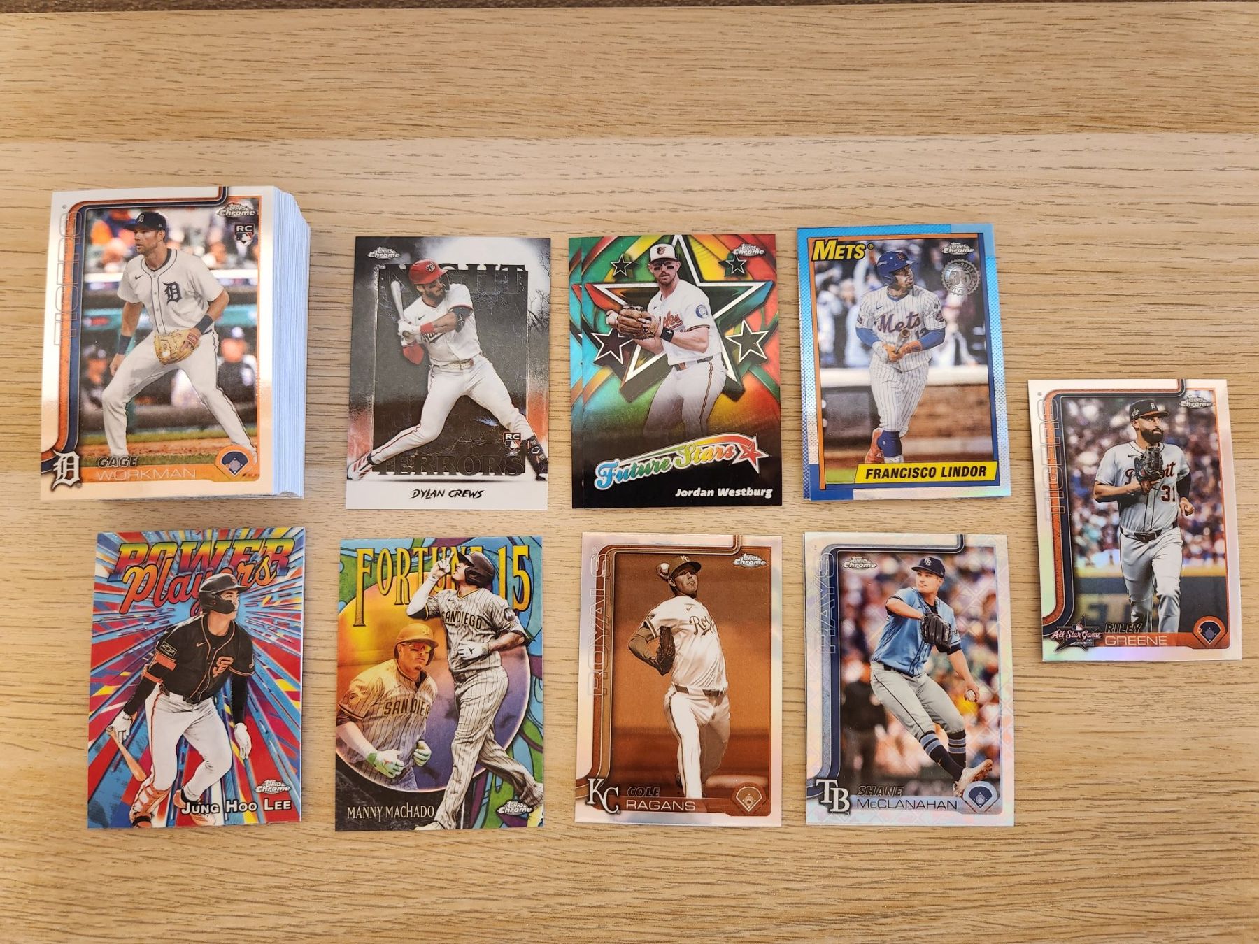 Topps Sammelbilder & Trading cards: 2025 Topps Chrome und Chrome Update Baseball Karten – Gebraucht aus Pfyn von phi_zz5d