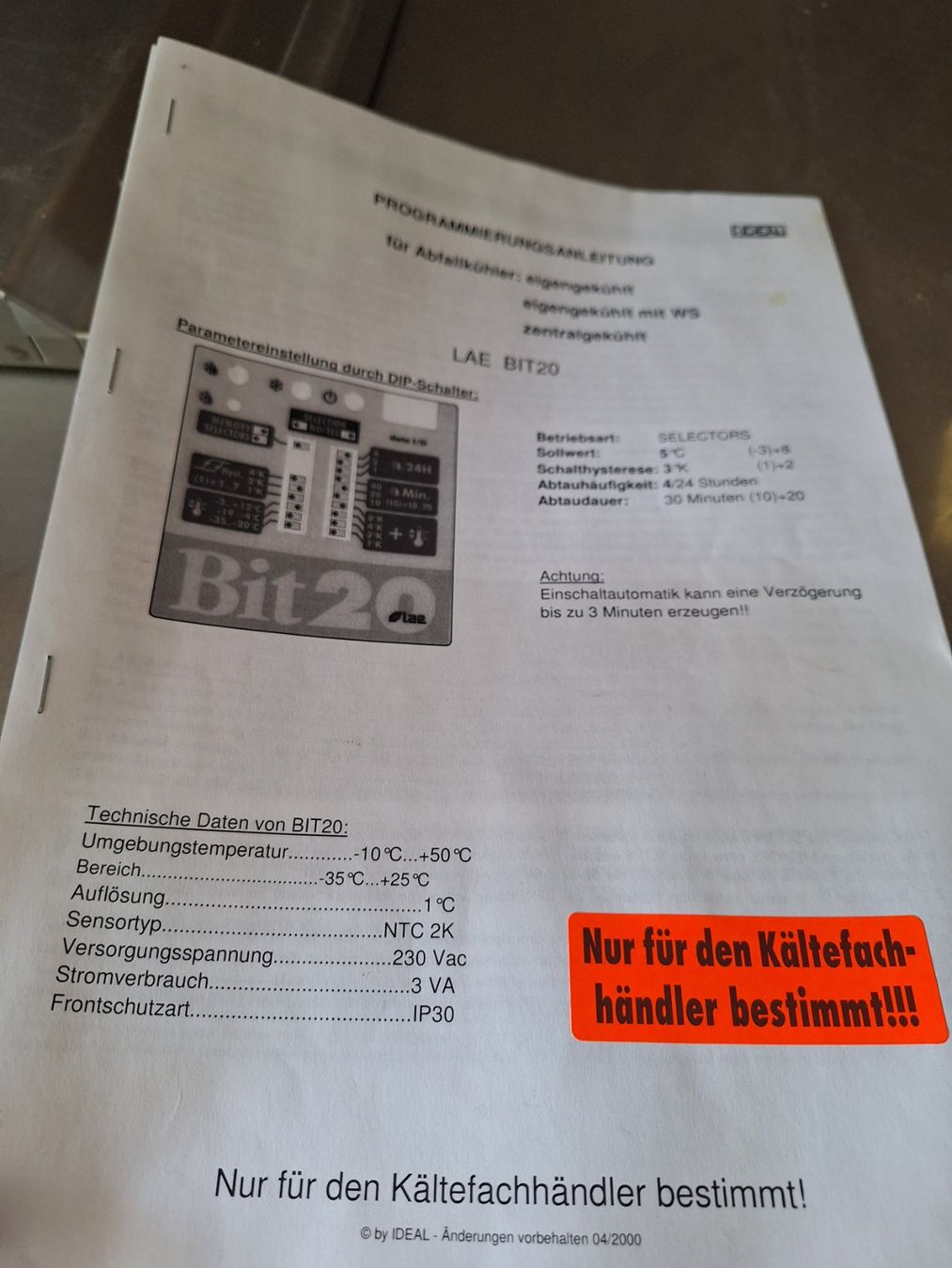Cuisines complètes: Abfallkühler Ideal BIT20 – D'occasion à Frutigen par orpaw 4
