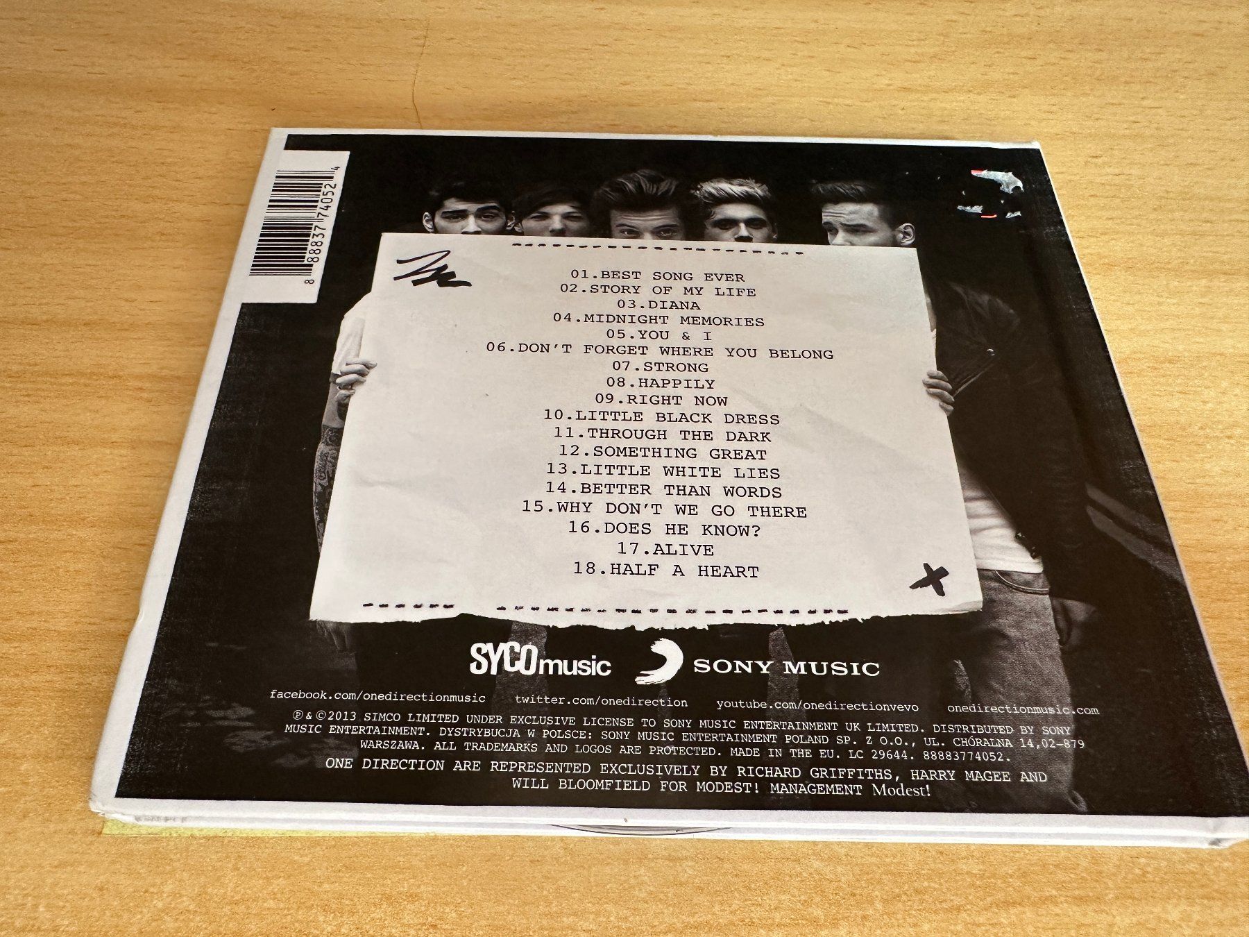 CDs: One Direction – Midnight Memories (The Ultimate Edition) – Gebraucht aus Rikon im Tösstal von  1