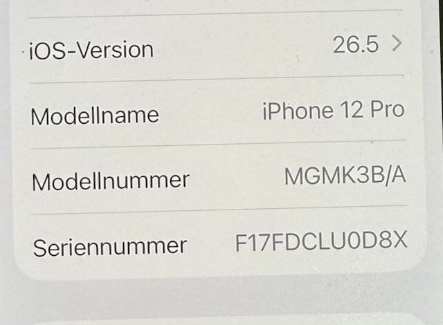 Apple Portables: iPhone 12 Pro 128 GB – D'occasion à Hünibach par Asterix777 3