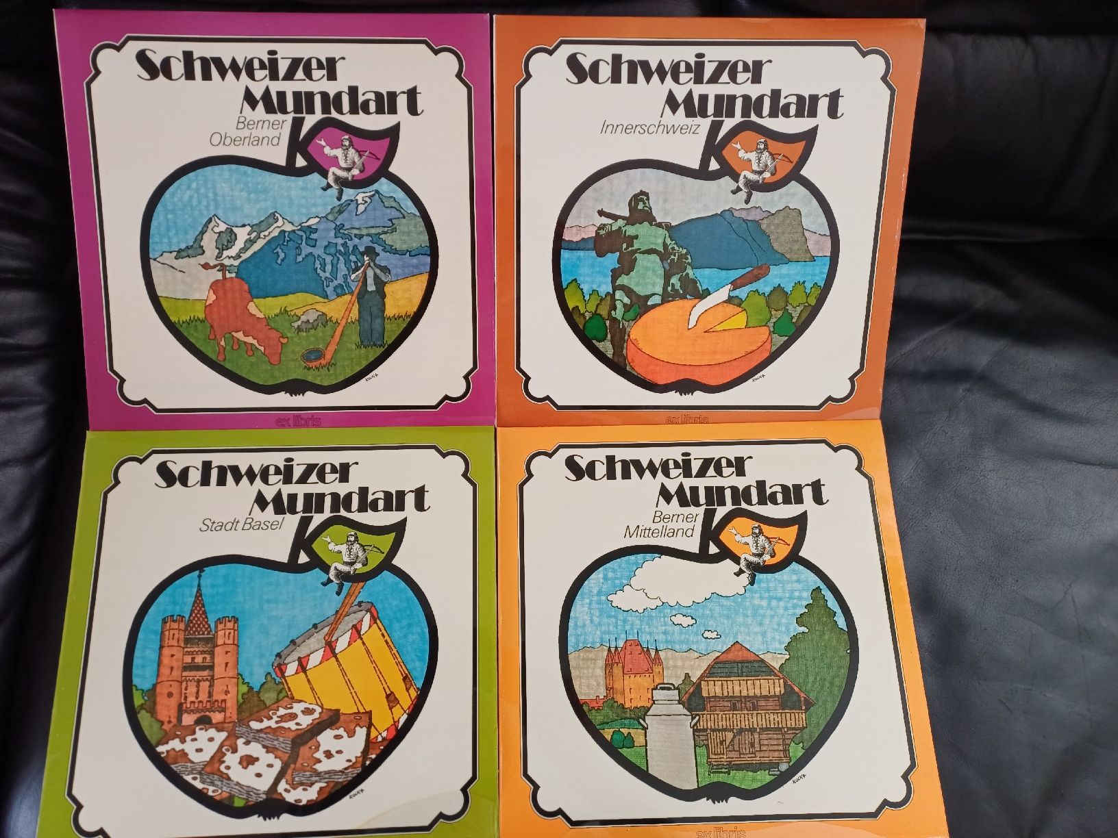 Dischi in vinile: "Schweizer Mundart" Schallplatten-Set Ex Libris 12St. – Usato da Ebersecken venduto da Napf08 3