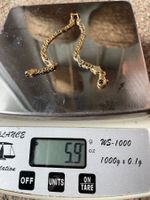 Elegantes unisex Goldarmband, 5.9g, aus 18 Karat Gold.
