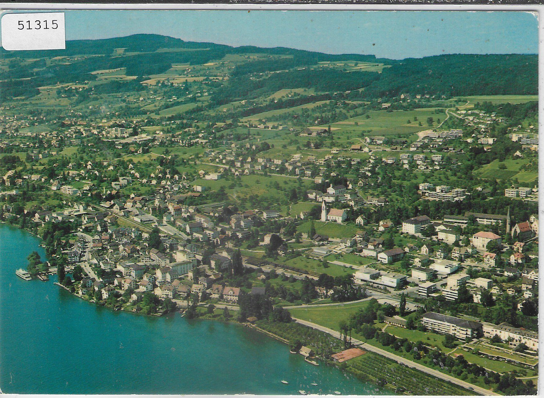 Cartoline postali: Flugaufnahme Männedorf – Usato da Ettingen venduto da Kartenplanet