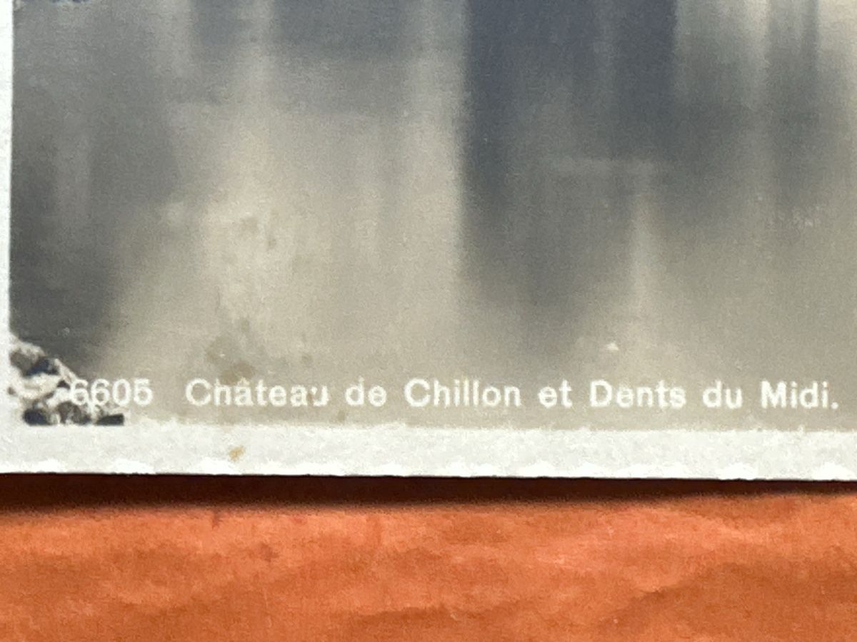 Ansichtskarten: Chillon 1913 antik, Chateau de Chillon, Schweiz – Gebraucht aus Zürich von Chaeffeler 1