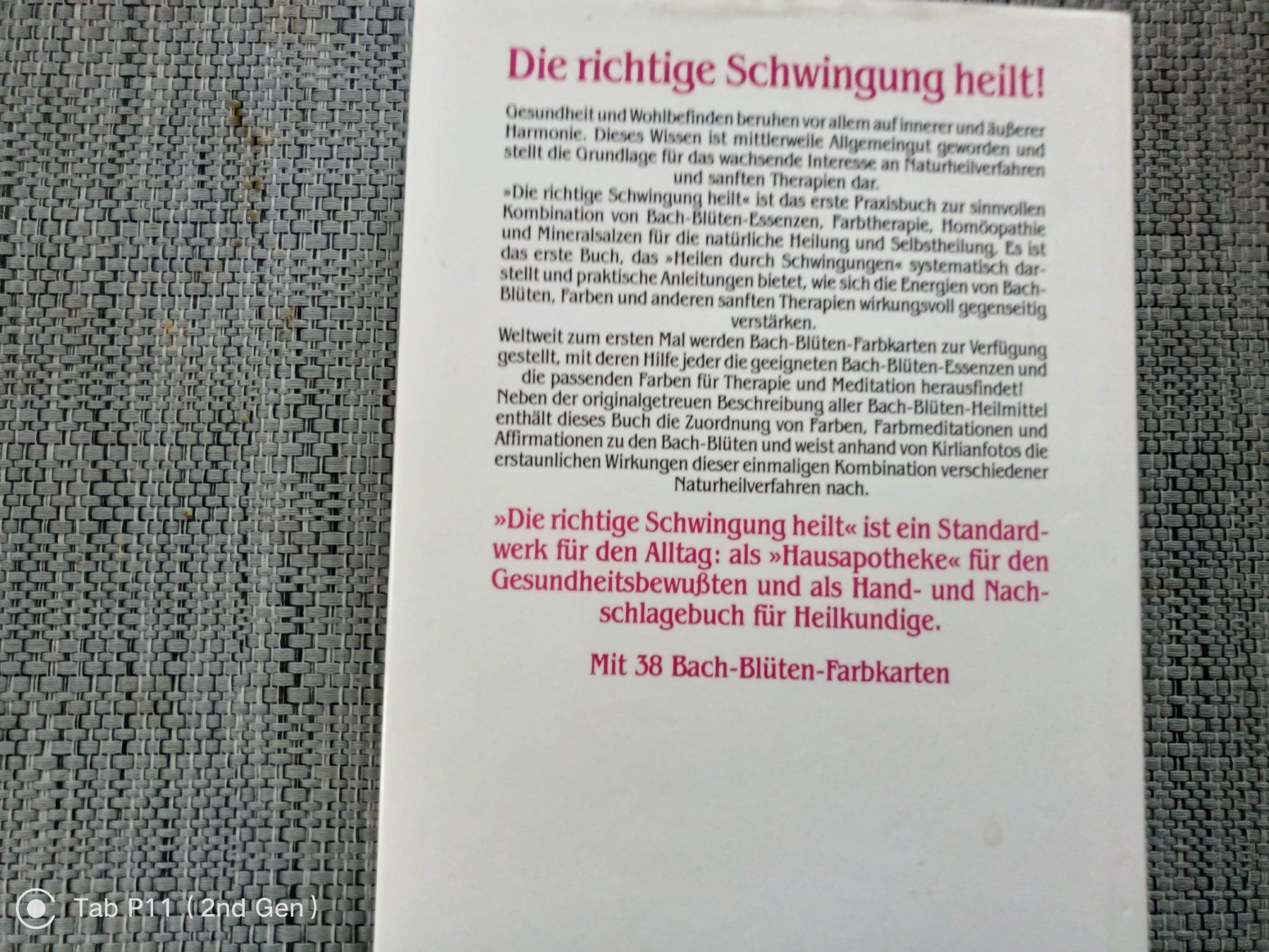 Bücher: Die richtige Schwingung heilt – Gebraucht aus Ballwil von Mvision 1