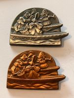2 Basler Fasnacht Plaketten 1995 1xSilber 1xKupfer