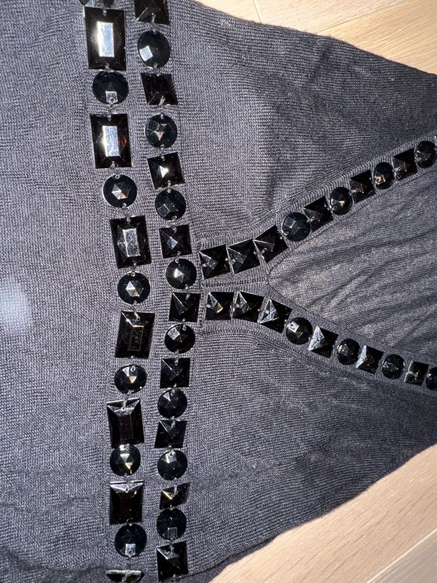 Mango Top: Schwarzes Top mit Strass Gr. S, Mango Suit – Usato da Küsnacht ZH venduto da ToddyGinger 3