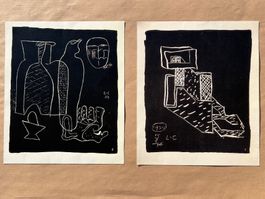 Le Corbusier Lithography reprints - Rare - Set of Two!