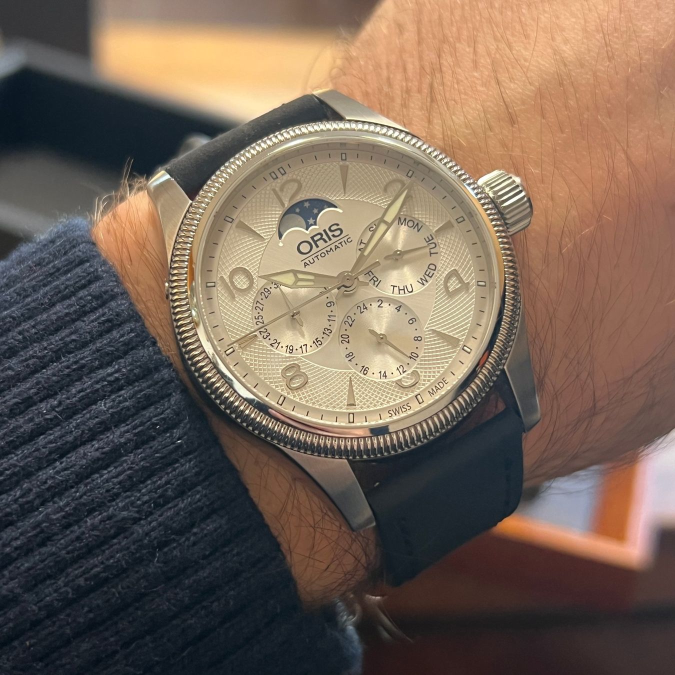Oris Orologi: Oris Big Crown Complication Full Set 01 582 7678 4061 – Usato da Carouge GE venduto da Watchaser 3