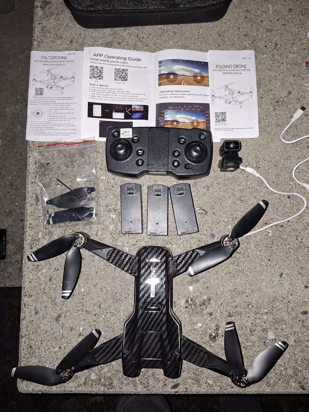 : 2 Folding Drones with Cases and Accessories Set – D'occasion à Riva San Vitale par Stekri 6