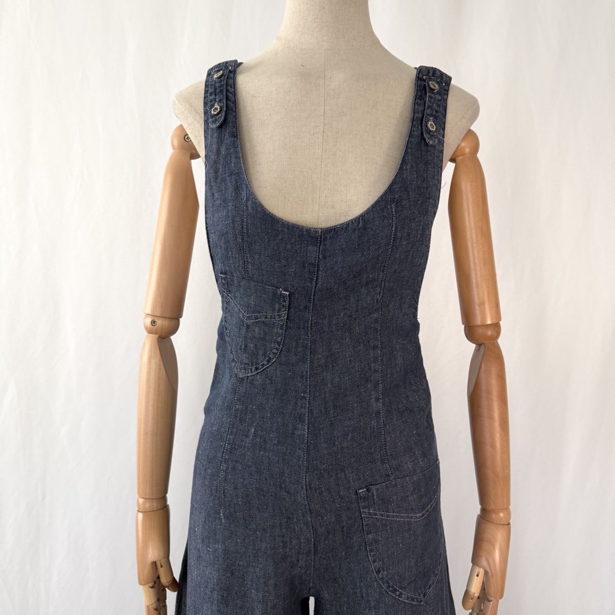 Tute: ECHAPPEES BELLES Linen Denim Romper – Nuovo (secondo la descrizione) da Emmen venduto da Colette-Juliette 1