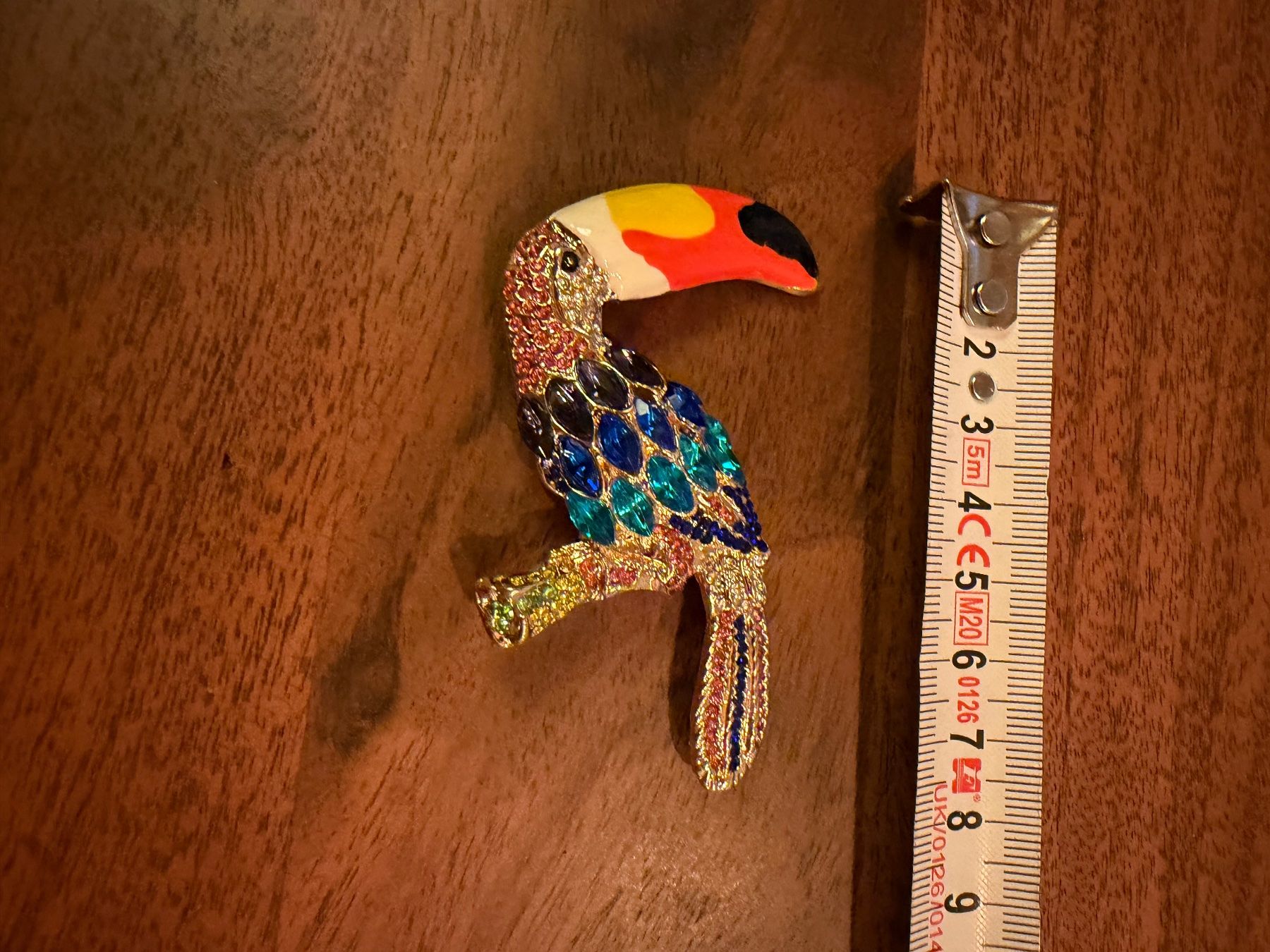 Spille & Fermagli: Toukan Vogel Brosche mit Strass – Nuovo (secondo la descrizione) da Gams venduto da Mariawicca 5