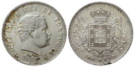 Portugal, Carlos I, 500 Reis 1891