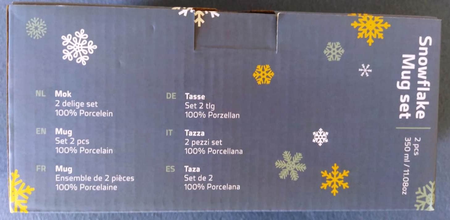 Coop Tazze: Tassen / Mug set - 2 Stück - – Nuovo e nell'imballaggio originale da Zürich venduto da 1980ale 1
