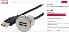 USB Einbaubusches