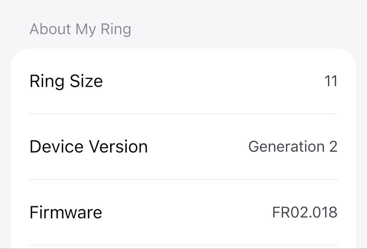 Anelli: RingConn Gen 2 Smart Ring - Matte Black (Size 11) – Nuovo (secondo la descrizione) da Bottmingen venduto da Vageek 4