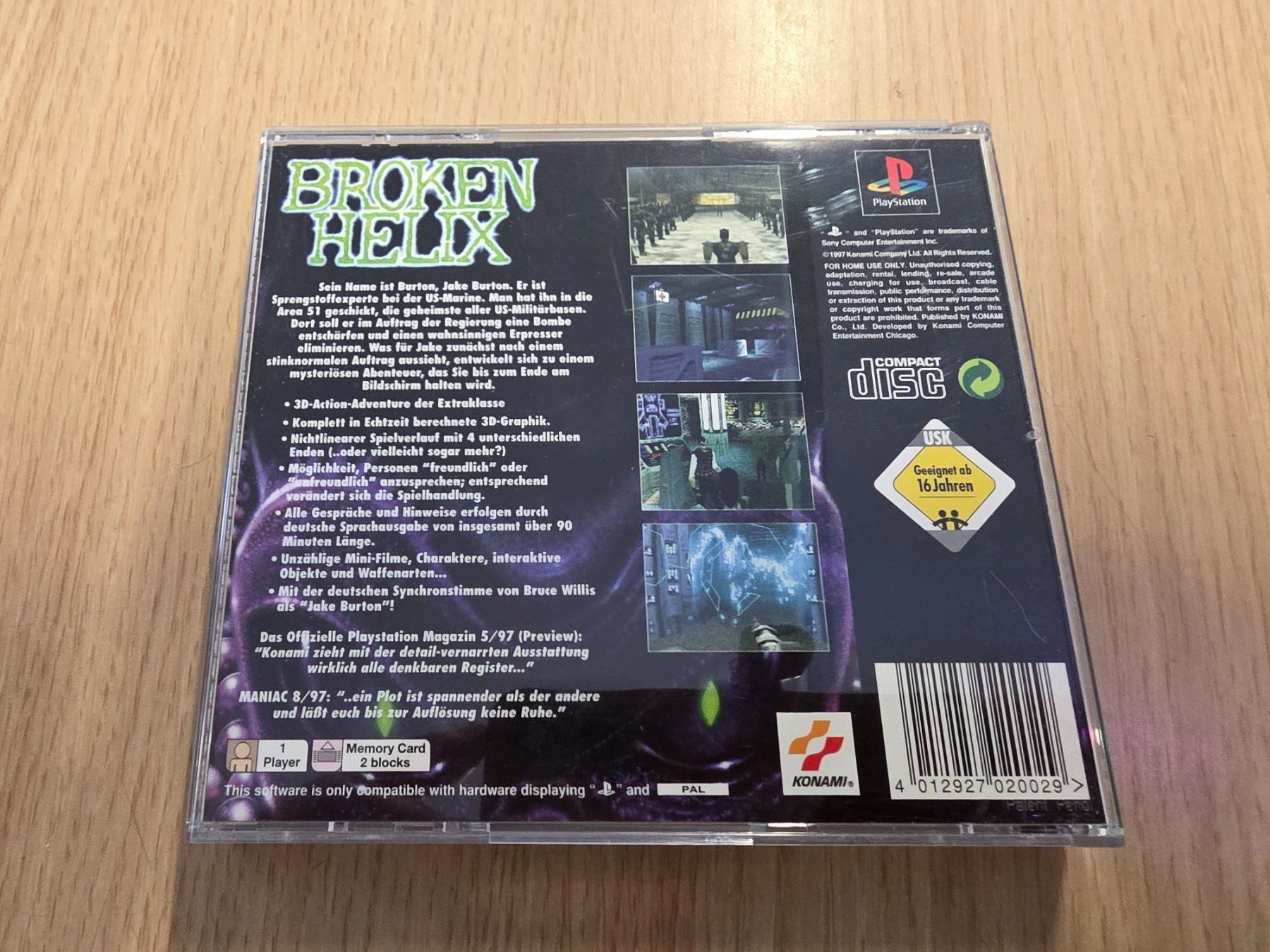 Giochi: Retro PS1 Spiel: Broken Helix - Komplette – Usato da Chur venduto da FeschtlandBrockiChur 2