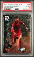 2010 PANINI WORLD CUP CRISTIANO RONALDO PSA 9