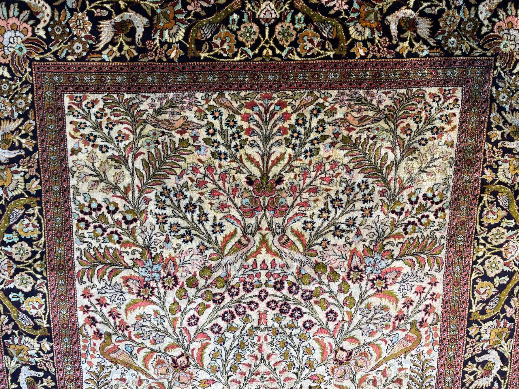 Tappeti: Ghom Teppich aus Seide, 138 x 210 cm – Usato da Luzern venduto da stilwerkstatt 5